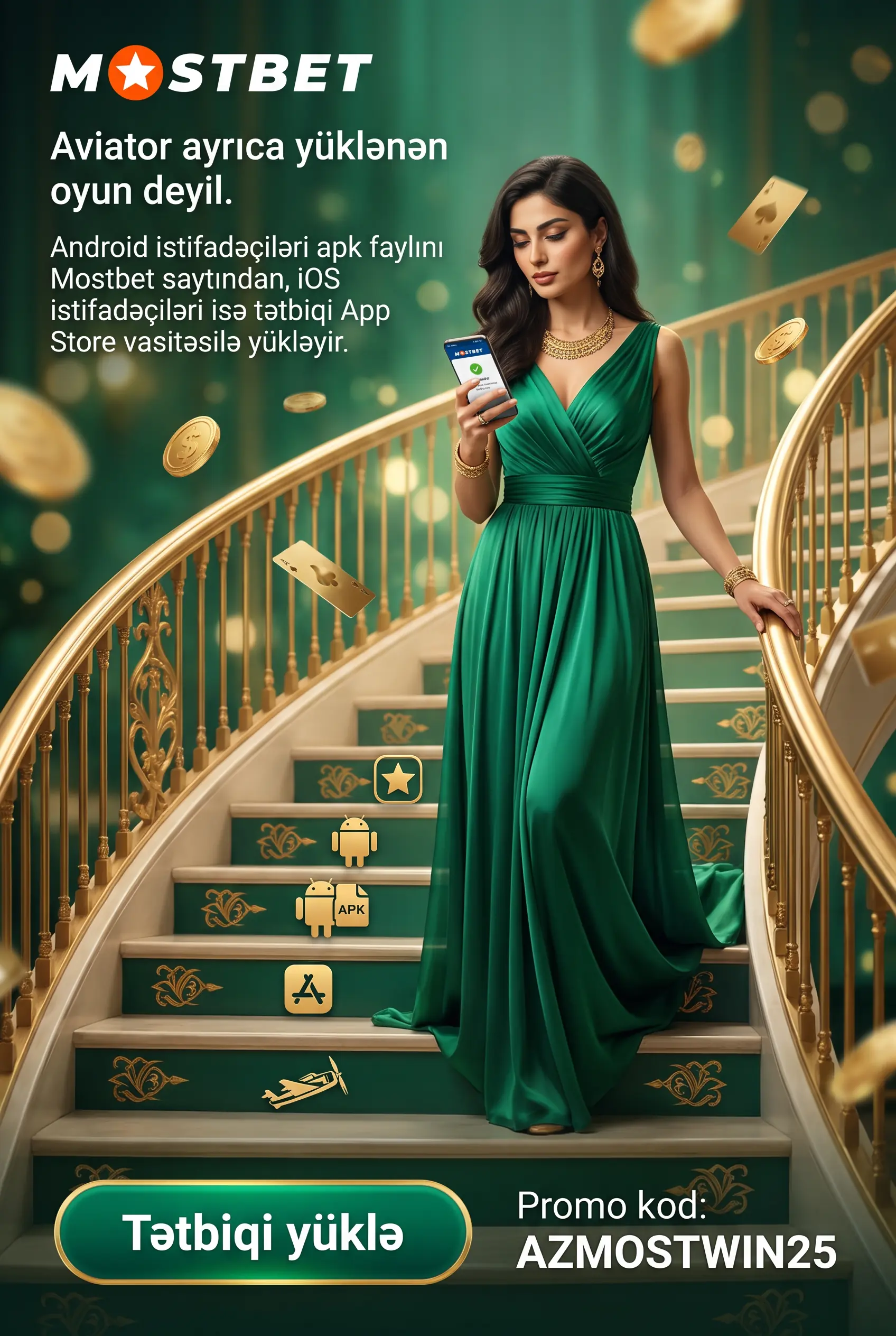 Aviator oyununu telefona yükləmək sualı